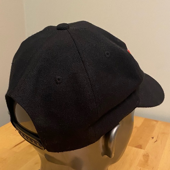 Lucky Brand Black Canada Flat Bill SnapBack Hat - Picture 4 of 9